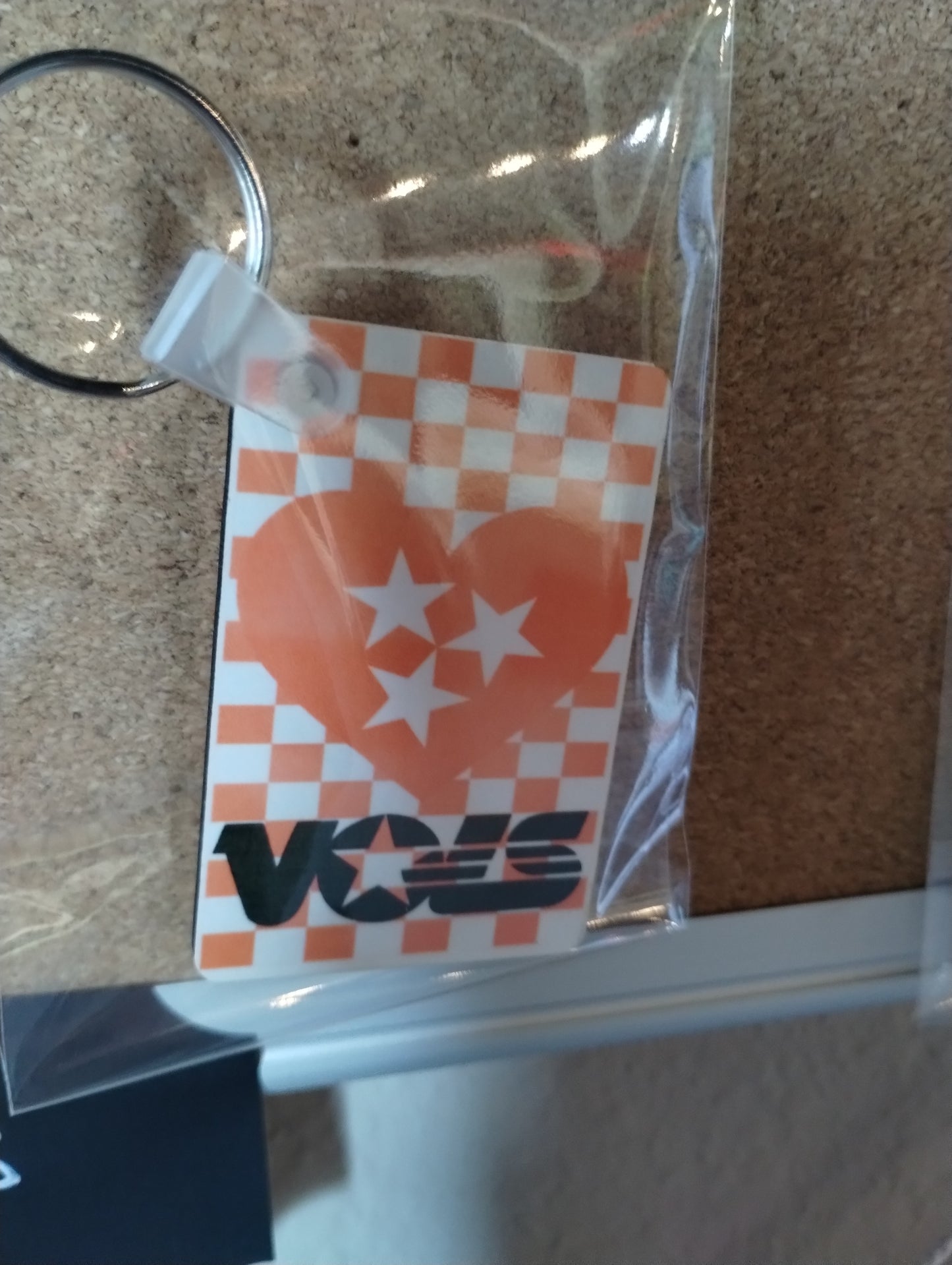 Heart TriStar Vols keychain