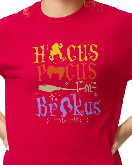 Hocus Pocus I'm Brokus-mom life