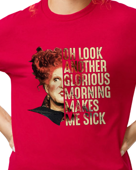 Hocus Pocus Mornings make me sick