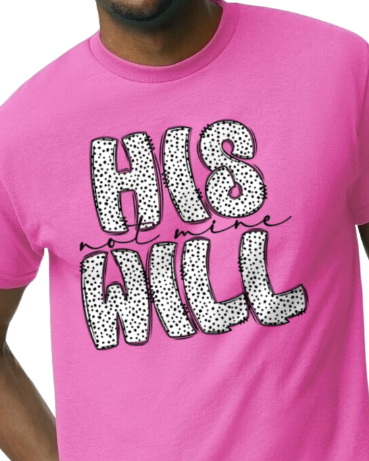 His will not mine