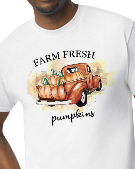 Farm fresh pumpkin truck