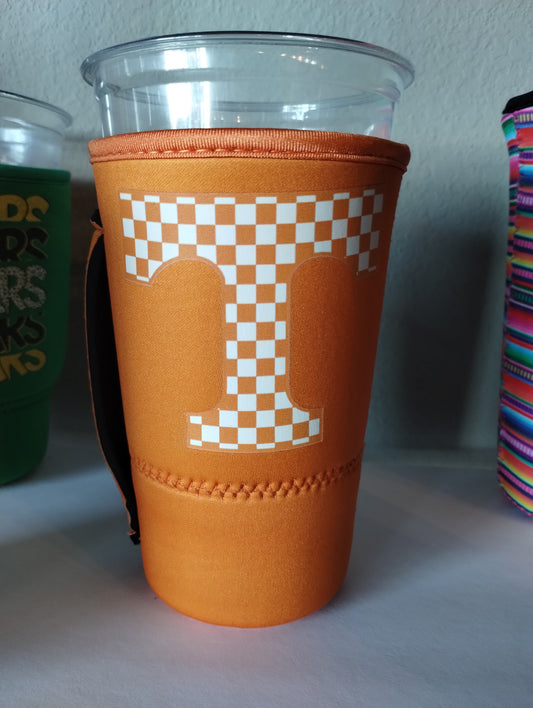 TN checkerboard power T koozie