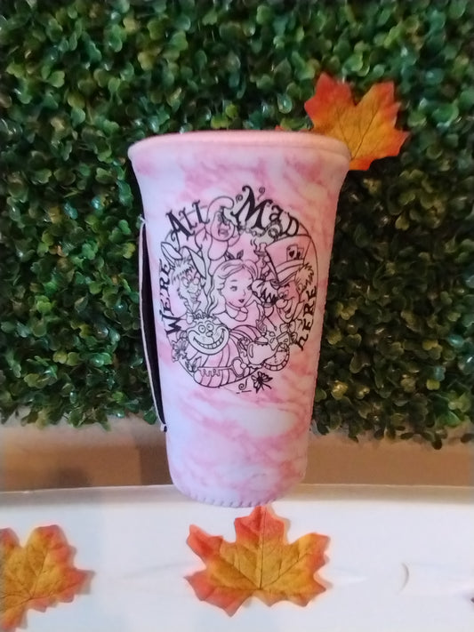 Alice in Wonderland koozie