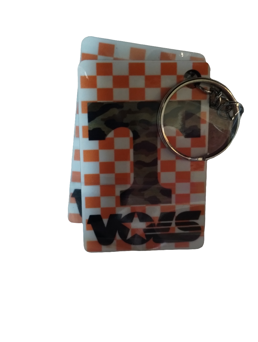 Camo power T Vols keychain