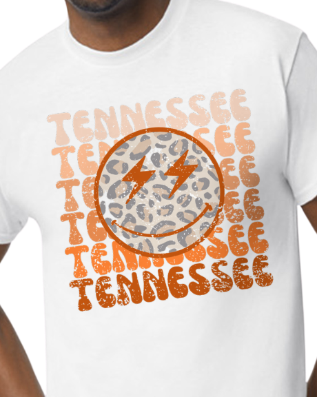 Tennessee stacked with smiley face